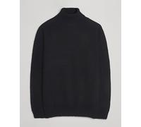 Harley Of Scotland Brushed Supersoft Lambswool Rollneck Black Schwarz XL