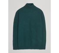 Harley Of Scotland Brushed Supersoft Lambswool Rollneck Tartan Grün L