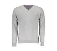 Harmont Blaine Eleganter V-Neck Pullover Grau - Größe: 2XL