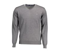 Harmont & Blaine Harmont Blaine Grauer V-Pullover - Größe: XL