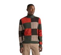 Harmont&Blaine Herren Pullover mit Rundhalsausschnitt aus Wollmischung mit Details Color Block HRP799030646 8052381000508 - XL, grün, XL