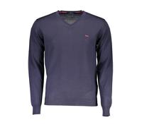 Harmont & Blaine Harmont Blaine Langarm V-Pullover Blau - Größe: 2XL