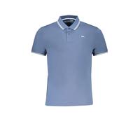 Harmont & Blaine Blue Cotton Polo Herrenhemd, Größe M, Blau