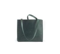 Harold's 268808 Einkaufstasche Sattlerleder grün 32x28x12cm