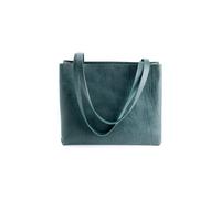 Harold's 268808 Einkaufstasche Sattlerleder petrol-blau 32x28x12cm