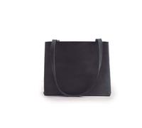 Harold's 268808 Einkaufstasche Sattlerleder schwarz 32x28x12cm