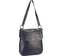Harold's Caugio Schultertasche Leder 25 cm blau