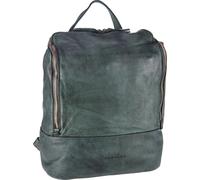 Harold's Submarine Rucksack Leder 32 cm Laptopfach grün