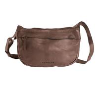 HAROLD'S Leder Umhängetasche Submarine Shoulderbag Zip Brown dunkelbraun