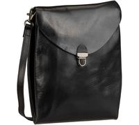 Harold's Fold Umhängetasche schwarz, Leder, Unisex