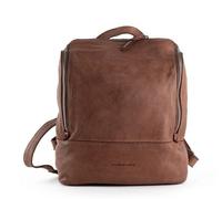Harolds - Schicker Lederrucksack / Cityrucksack Größe M aus Leder, Cognac-Braun, Modell SU47