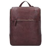 Harolds - Lässiger Lederrucksack / Laptop-Rucksack bis 14 Zoll, Braun, Modell SU48