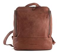 Harolds - Schicker Lederrucksack / Cityrucksack Größe M aus Leder, Cognac-Braun, Modell SU47