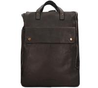 Harold's Submarine Rucksack Leder 37 cm Laptopfach schwarz