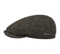 Stetson Driver Cap Herringbone Harris Tweed Garage Theme - L (59 cm) Schirmmütze aus Tweed Hüte und Mützen