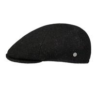 Harris Tweed Gatsby Flatcap by Lierys schwarz 55 cm