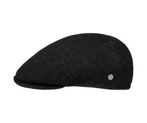Harris Tweed Gatsby Flatcap by Lierys schwarz 61 cm