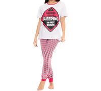 Harry Bear Damen Schlafanzug Do Not Disturb Rosa Large