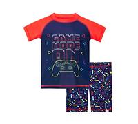 Harry Bear Jungen Gaming Badeanzug Kinder Bademode Zweiteiliger Spielkonsole Schwimmanzug Blau 134