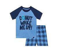 Harry Bear Jungen Kurzer Schlafanzug Krapfen Blau 122