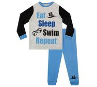 Harry Bear Jungen Schlafanzug Schwimmer Blau 134