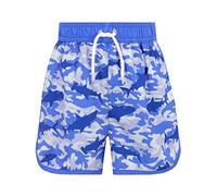 Harry Bear Jungen Tarnmuster Hai Badeshorts Blau 140