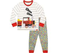 Harry Bear Jungen Zug Schlafanzug Grau 92 Kinder Lange Ärmel Nachtwäsche