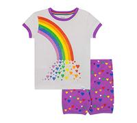 Harry Bear Mädchen Regenbogen Schlafanzug Kurz Violett 92