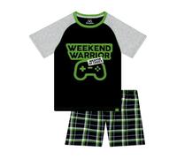 Harry Bear Schlafanzug Jungen, Gamer Schlafanzüge für Jungen, Sommer Gamer Pyjamas, Schlafanzug kurz 140