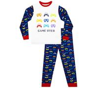 Harry Bear Schlafanzug Jungen | Gaming Schlafanzüge Für Jungen | Pyjama Kinder Junge | Blau 128