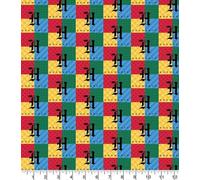 Harry Potter 100% Baumwolle Hogwarts Kariert Digitaldruck 110cm breit Ideal für Basteln, Tischdecke, Quilten, Nähen, Schneidern, Heimdekoration