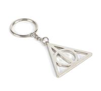 Harry Potter 1012350310 Schlüsselanhänger Deathly Hallows, Edelstahl, weiß 9 x 4 x 4 cm