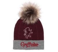Harry Potter Hut Gryffindor House Fur Pom Burgunderrot