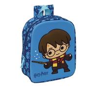 HARRY POTTER 3D-Kinderrucksack, leicht zu reinigen, ideal für Kinder verschiedener Altersgruppen, bequem und vielseitig, Qualität und Widerstandsfähigkeit, 22 x 10 x 27 cm