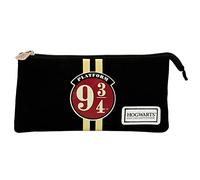 Karactermania Harry Potter Triple Pocket Pencil Case 9.75 Schwarz Mann (Herstellerartikelnummer: 8445118034493)