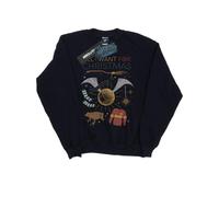 Harry Potter - "All I Want For" Sweatshirt für Mädchen (Marineblau) 5-6A / 110-116cm