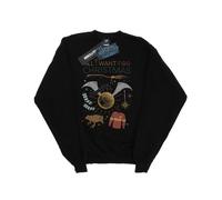 Harry Potter - "All I Want For" Sweatshirt für Mädchen (Schwarz) 5-6A / 110-116cm