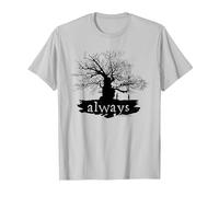 Harry Potter Always Whomping Willow T-Shirt, Herren, Silber, XXL