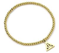 Harry Potter Armband aus Edelstahl mit goldfarbenen Kugeln, Einheitsgröße, Edelstahl, Kein Edelstein