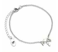 HARRY POTTER Armband mit Diadem-Anhängern aus Sterlingsilber, Einheitsgröße, Sterling-Silber