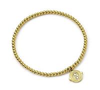 Harry Potter Armband mit goldfarbenen Kugeln, Edelstahl, Zeitumkehrer, Einheitsgröße, Edelstahl, Kein Edelstein