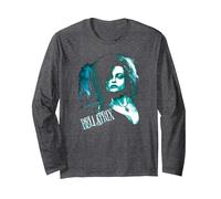 Harry Potter Bellatrix Closeup Langarmshirt, Unisex für Erwachsene, Anthrazit Meliert, XL