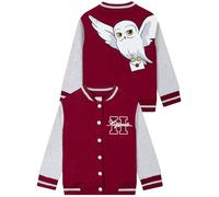 Harry Potter Bomberjacke, Hogwarts Collegejacke Für Mädchen, Hedwig Langarm Mädchenjacke, Rot 122