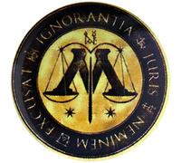 Harry Potter Button Brosche Abzeichen Magie Ministerium Skala Logo