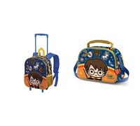Harry Potter Crest 3D Kleiner Trolley-Rucksack + Frühstückstasche