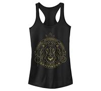 Harry Potter Damen and The Deathly Hallows Gryffindor Line Art Symbol Women's Fast Fashion Racerback Tank Top Hemd, schwarz, X-Groß