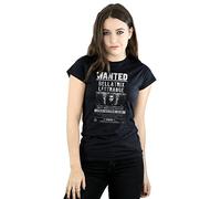 Harry Potter Damen Bellatrix Lestrange Wanted T-Shirt Small Schwarz