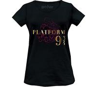 HARRY POTTER Damen Wohapomts332 T-Shirt, Schwarz, X-Large