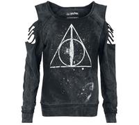 Harry Potter Deathly Hallows Frauen Sweatshirt schwarz