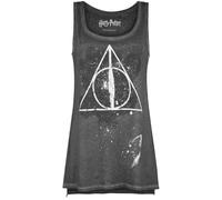 Harry Potter Die Heiligtümer des Todes Top dunkelgrau in XL